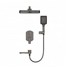 Душевая система встраиваемая WONZON & WOGHAND FORZA, Темный графит (WW-939031-BGM)