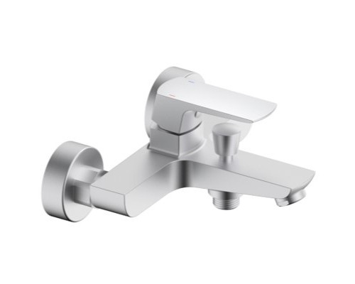 Смеситель для ванны с душем WONZON & WOGHAND FORZA, Брашированный никель (WW-639031-1-BN)