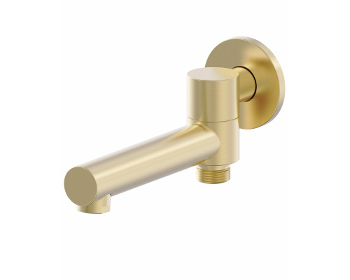 Носик с дивертором WONZON & WOGHAND, Брашированное золото (WW-88SZ10-BG)