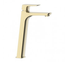 Смеситель для раковины высокий WONZON & WOGHAND FORZA, Брашированное золото (WW-239031-BG)