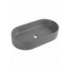Накладная раковина овальная WONZON & WOGHAND ONTARIO, серый матовый (WW-RN41363-MG)