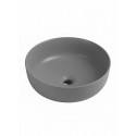 Накладная раковина круглая WONZON & WOGHAND ERIE, серый матовый (WW-RN4076-MG)