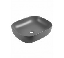Накладная раковина прямоугольная WONZON & WOGHAND TAHOE, серый матовый (WW-RN41286-MG)