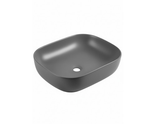 Накладная раковина прямоугольная WONZON & WOGHAND TAHOE, серый матовый (WW-RN41286-MG)