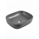 Накладная раковина прямоугольная WONZON & WOGHAND TAHOE, серый матовый (WW-RN41286-MG)