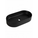 Накладная раковина овальная WONZON & WOGHAND ONTARIO, черный матовый (WW-RN41363-MB)
