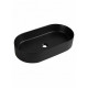 Накладная раковина овальная WONZON & WOGHAND ONTARIO, черный матовый (WW-RN41363-MB)