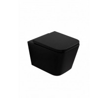 Унитаз подвесной безободковый WONZON & WOGHAND RONA, черный матовый (WW-UP2216-MB)