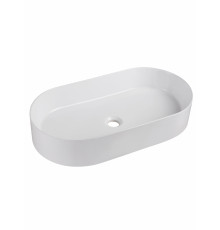 Накладная раковина овальная WONZON & WOGHAND ONTARIO, белый глянцевый (WW-RN41363-GW)