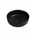 Накладная раковина круглая WONZON & WOGHAND ERIE, черный матовый (WW-RN4076-MB)