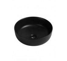 Накладная раковина круглая WONZON & WOGHAND ERIE, черный матовый (WW-RN4076-MB)