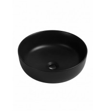 Накладная раковина круглая WONZON & WOGHAND ERIE, черный матовый (WW-RN4076-MB)