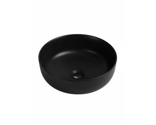 Накладная раковина круглая WONZON & WOGHAND ERIE, черный матовый (WW-RN4076-MB)