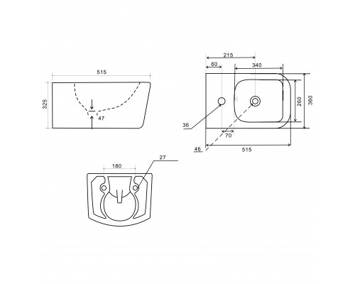 Биде подвесное WONZON & WOGHAND RONA, белый глянцевый (WW-UB5154-GW)