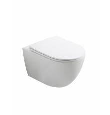 Унитаз подвесной безободковый WONZON & WOGHAND NILE, белый глянцевый (WW-UP2210-GW)