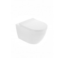 Унитаз подвесной безободковый WONZON & WOGHAND NILE, белый матовый (WW-UP2210-MW)