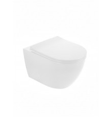 Унитаз подвесной безободковый WONZON & WOGHAND NILE, белый матовый (WW-UP2210-MW)