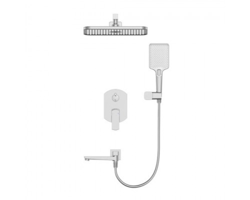 Душевая система встраиваемая WONZON & WOGHAND FORZA, Брашированный никель (WW-939031-BN)
