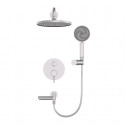 Душевая система встраиваемая WONZON & WOGHAND SOLO, Брашированный никель (WW-939032-BN)