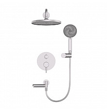 Душевая система встраиваемая WONZON & WOGHAND SOLO, Брашированный никель (WW-939032-BN)