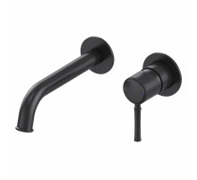 Смеситель для раковины встраиваемый WONZON & WOGHAND TOR, Черный матовый (WW-88869073-MB)