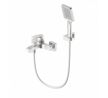 Смеситель для ванны с душем WONZON & WOGHAND FLEX, Брашированный никель (WW-88037072-BN)