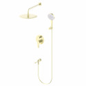 Душевая система встраиваемая WONZON & WOGHAND BRILLIANT, Брашированное золото (WW-88939079-BG)