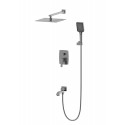 Душевая система встраиваемая WONZON & WOGHAND FLEX, Темный графит (WW-88939072-BGM)