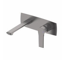 Смеситель для раковины встраиваемый WONZON & WOGHAND BRILLIANT, Темный графит (WW-88869079-BGM)