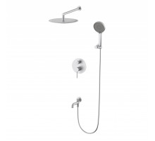 Душевая система встраиваемая WONZON & WOGHAND STICK, Брашированный никель (WW-88939017-BN)
