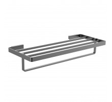 Полотенцедержатель с полкой WONZON & WOGHAND LOTTE, Темный графит (WW-8381A-BGM)