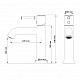 Смеситель для раковины WONZON & WOGHAND TOR, Розовое золото (WW-88018073-RG)