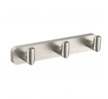 Вешалка с 3 крючками для ванной WONZON & WOGHAND GRAFFITY, Брашированный никель (WW-9335-BN)