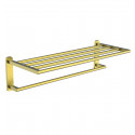 Полотенцедержатель с полкой WONZON & WOGHAND GRAFFITY, Брашированное золото (WW-9381-BG)
