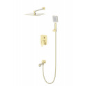 Душевая система встраиваемая WONZON & WOGHAND FLEX, Брашированное золото (WW-88939072-BG)
