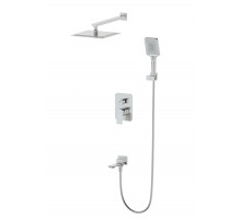 Душевая система встраиваемая WONZON & WOGHAND DIAMOND, Брашированный никель (WW-88939011-BN)