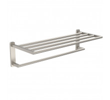 Полотенцедержатель с полкой WONZON & WOGHAND GRAFFITY, Брашированный никель (WW-9381-BN)