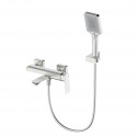 Смеситель для ванны с душем WONZON & WOGHAND DIAMOND, Брашированный никель (WW-88639011-BN)