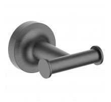 Двойной крючок для ванной WONZON & WOGHAND SIMPLE, Темный графит (WW-6525-BGM)