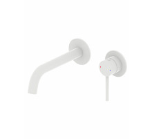 Смеситель для раковины встраиваемый WONZON & WOGHAND STICK, Белый матовый (WW-88869017-MW)