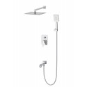 Душевая система встраиваемая WONZON & WOGHAND FLEX, Брашированный никель (WW-88939072-BN)