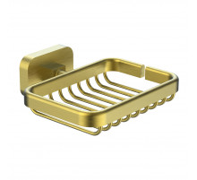 Мыльница с держателем WONZON & WOGHAND GRAFFITY, Брашированное золото (WW-9324-BG)