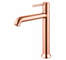 Смеситель для раковины высокий WONZON & WOGHAND TOR, Розовое золото (WW-88019073-RG)