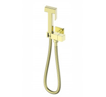 Смеситель с гигиеническим душем встраиваемый WONZON & WOGHAND, Брашированное золото (WW-88809904-BG)