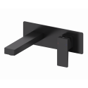Смеситель для раковины встраиваемый WONZON & WOGHAND CUBE 2.0, Черный матовый (WW-88869068-MB)