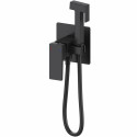 Смеситель с гигиеническим душем встраиваемый WONZON & WOGHAND CUBE 2.0, Черный матовый (WW-88829068-MB)