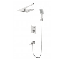 Душевая система с термостатом встраиваемая WONZON & WOGHAND, Брашированный никель (WW-88929003-BN)