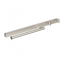 Кольцо для полотенец с 2 крючками WONZON & WOGHAND GRAFFITY, Брашированный никель (WW-9361-BN)