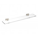 Стеклянная полка для ванной WONZON & WOGHAND GRAFFITY, Брашированный никель (WW-9327-BN)