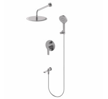 Душевая система встраиваемая WONZON & WOGHAND BRILLIANT, Темный графит (WW-88939079-BGM)